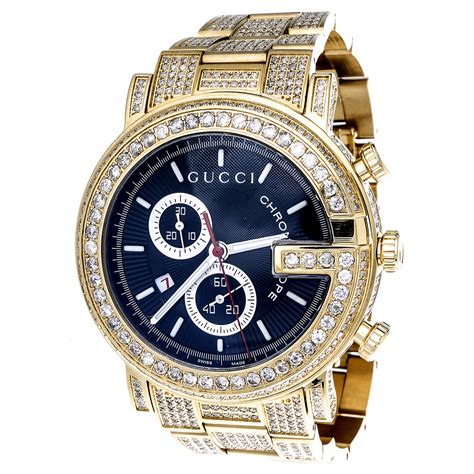 estate gucci watches mens|Gucci diamond watches for men.